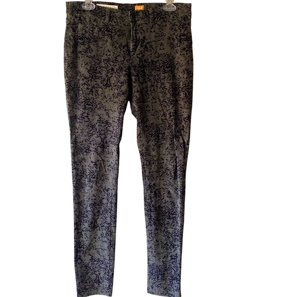 Pilcro Letterpress Ted Corduroy Olive Green Serif Black Mid Rise Pants SZ 28 - Picture 2 of 14